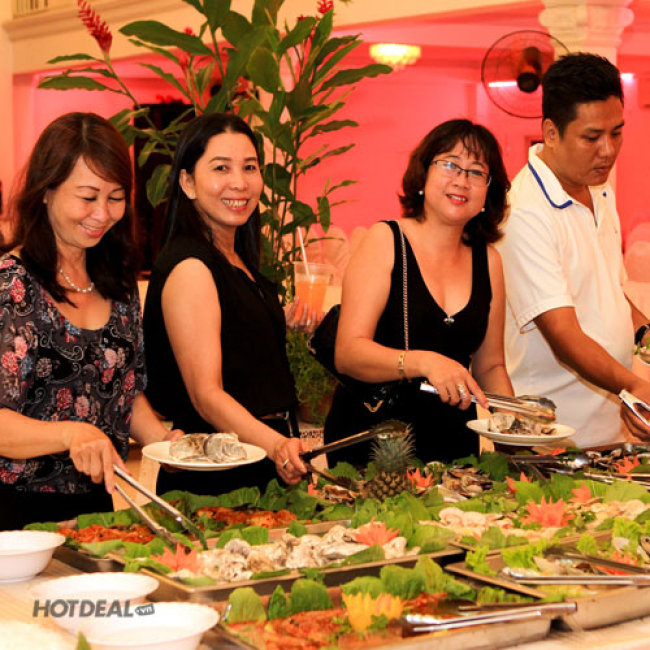 Buffet Tối Lẩu + Hải Sản + Ốc + Xiên Que + Nướng + Nước Uống...