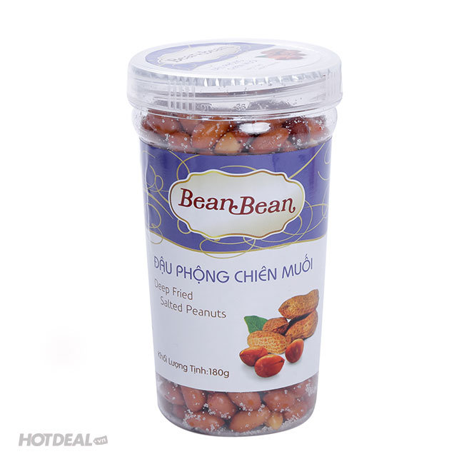 Combo 2 Hộp Đậu Phộng Chiên Muối Bean Bean 180g/Hũ
