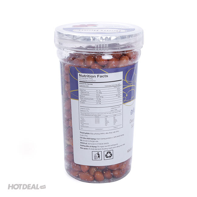 Combo 2 Hộp Đậu Phộng Chiên Muối Bean Bean 180g/Hũ