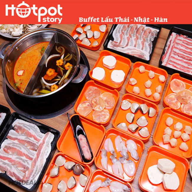 Buffet Gọi Món Lẩu Thái, Nhật, Hàn Tại Hotpot Story - Vincom Phan...