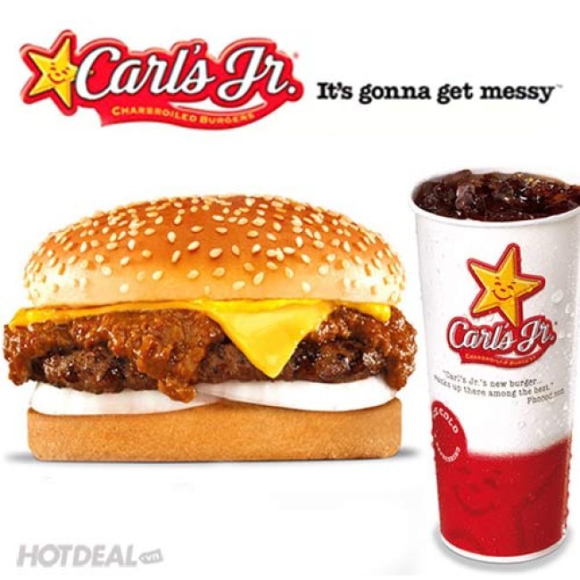 DEAL HOT: Hệ Thống Carl's Jr. Burger Khổng Lồ từ Mỹ Ưu Đãi Sốc...
