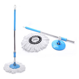 Cây Lau Nhà 360 Độ Inox F22 (Tặng Kèm 02 Bông Lau) - T.H VietHome
