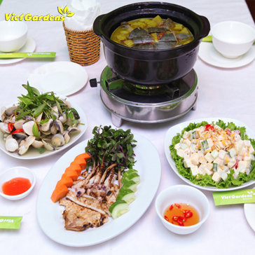 Thưởng Thức Hải Sản Và Ba Ba Om Chuối Đậu Cho 04 Người Tại...