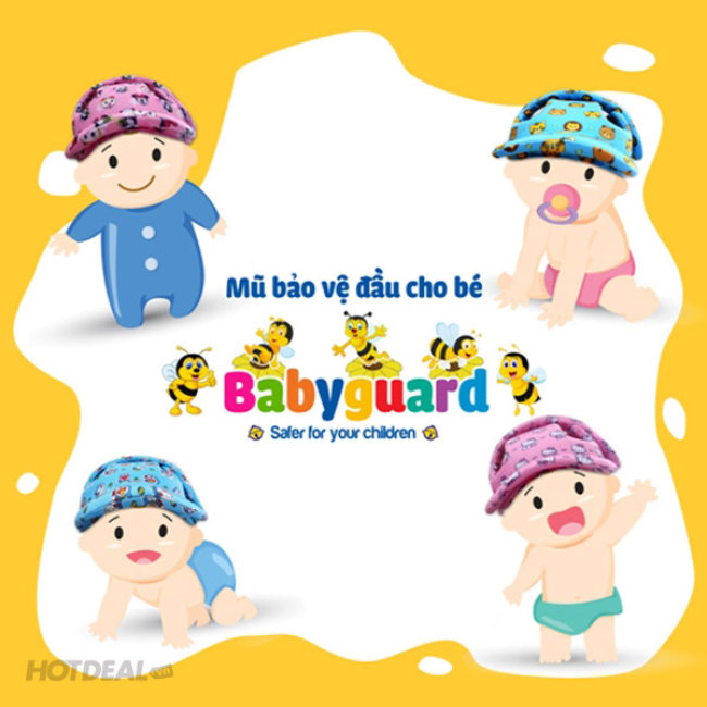 Nón Bảo Hiểm Handmade Cho Bé Hiệu Babyguard  
