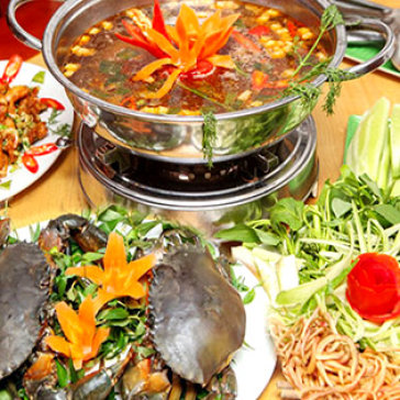 Lẩu Cua Nam Bộ Cho 4 Người Tại Nhà Hàng Tân Hoa Cau