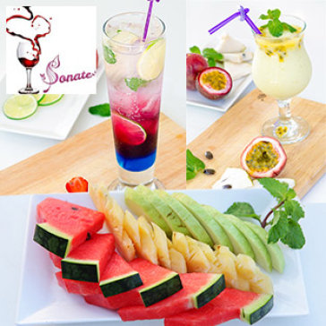 Nhà Hàng Sonate - Combo Trái Cây Dĩa & Thức Uống Lãng Mạn Cho 2...