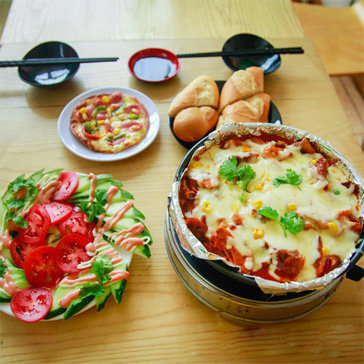 Set Gà Nướng Phomai + Pizza Và Các Món Ăn Kèm Cho 2-3 Người Tại...