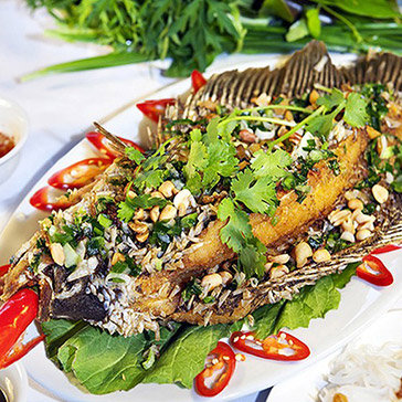 Set Cá Tai Tượng Chiên Xù Nguyên Con (800gr - 1kg) - Nhà Hàng Tân Hoa...