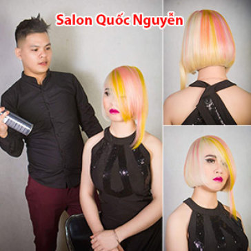 Hair Salon Quốc Nguyễn – Trọn Gói Uốn, Duỗi, Nhuộm + Quà Tặng...