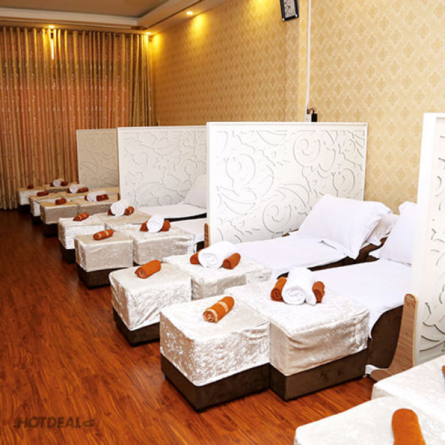 Thủy Mộc Spa - Massage Foot + Massage Body Đá Muối Himalaya + Steambath...