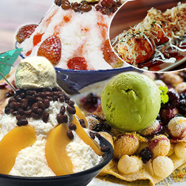 Combo Bingsu + Waffle Hồng Kông + Takoyaki Hấp Dẫn Tại Mr.Cafe