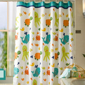 Màn Vải Treo Cửa Sổ, Phòng Tắm Tiện Dụng Không Thấm Nước (4 Mẫu)