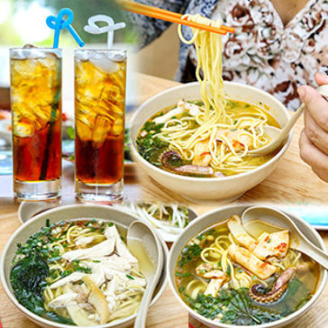 Combo 2 Mì Bạc Liêu Tự Chọn Hải Sản/ Gà/ Sườn Hầm + 2 Sâm + 2...