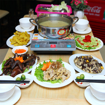Thưởng Thức Set Lẩu Cháo Chim Tại Nhà Hàng Long Quân