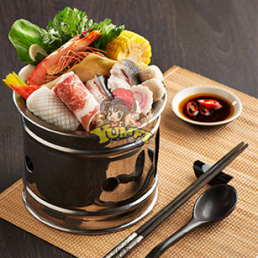 Lẩu Tự Chọn Hoặc Bò/Mực Nhúng Giấm Dành Cho 1 Người - Yumei...