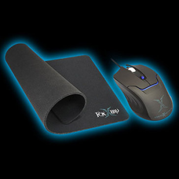 Combo Chuột + Tấm Lót Chơi Game Foxxray Blazingstar