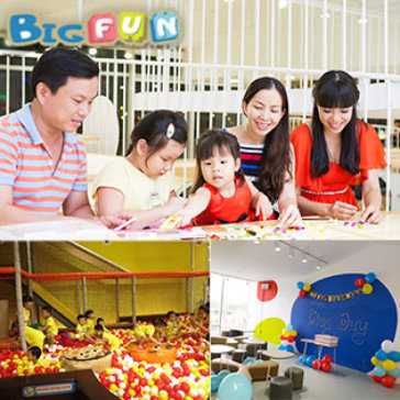 Khu Vui Chơi BigFun - Bé Chơi Thoải Mái, Hè Càng Sảng Khoái
