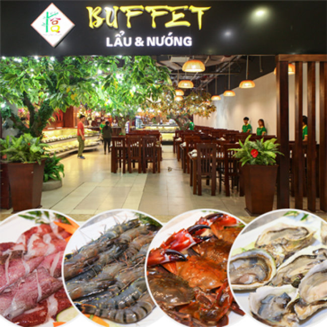  Buffet Lẩu Nướng Menu VIP Tại NH Trúc Quyên Lầu Quán - Vincom Time...
