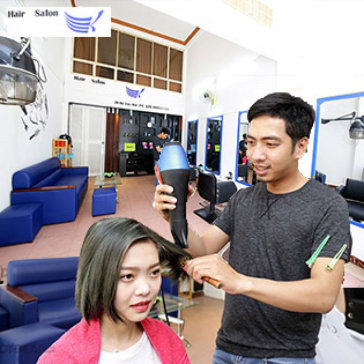 Hair Salon Khoa - Uốn/ Duỗi/ Nhuộm + Cắt + Gội + Sấy - Tặng Hấp...