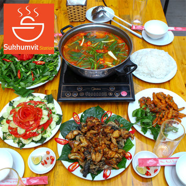 Lẩu Ếch Măng Cay Kiểu Thái Cho 04 Người – NH SUKHUMVIT STATION 135...