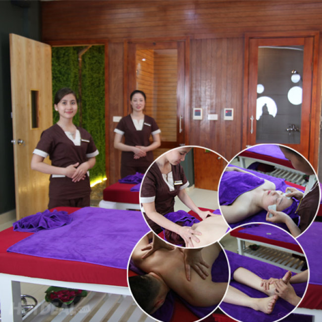 Massage Toàn Thân - Đã Bao Gồm Xông Ướt Và Xông Khô Tại Hamsa Spa