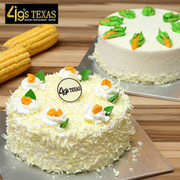 Bánh Kem Nhân Bắp Đặc Biệt (15x5cm) Tại 4G’s Texas Bakery