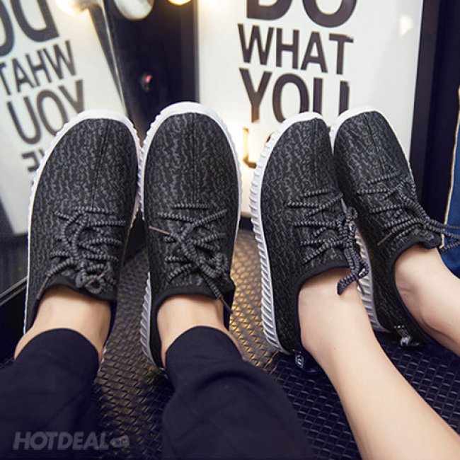 Giày Sneaker Nam/ Nữ Họa Tiết Thời Trang