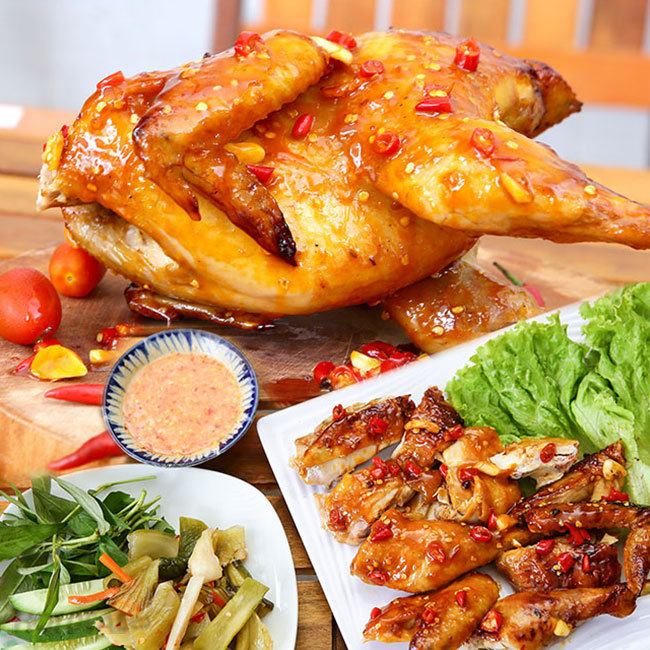 Chicken Go Saigon - Gà Ta 1,2kg Nướng Muối Ớt Sốt Mayonaise