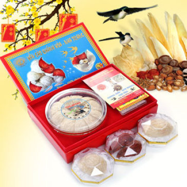 Combo 01 Hộp Yến A Hoàng (100gr) + 1 Hộp Đường Phèn + 1 Tai Yến...