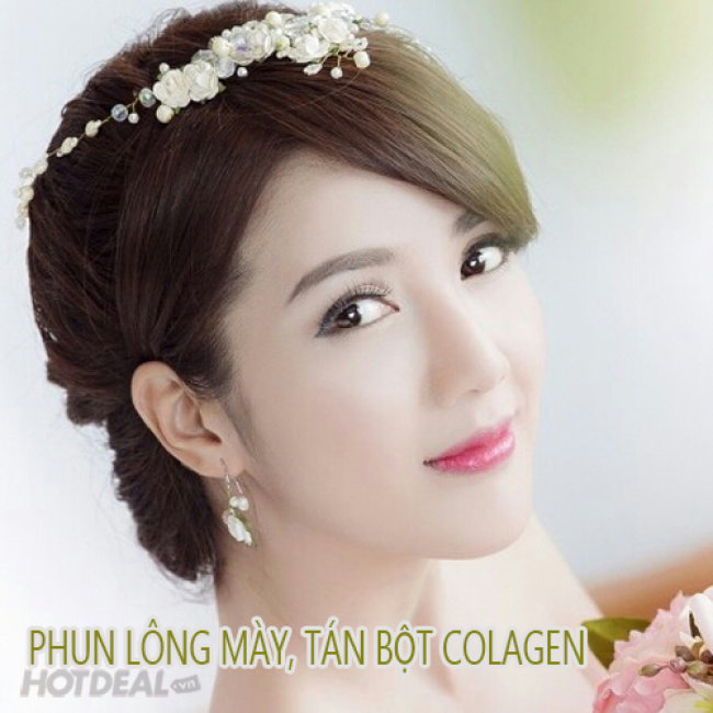Phun Lông Mày, Tán Bột Collagen Tại Lady Beauty