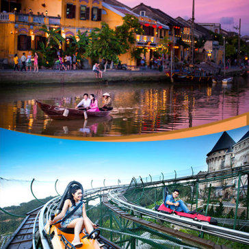 Tour Đón Lễ Hội Pháo Hoa Đà Nẵng - Bà Nà - Hội An 3N4Đ - Khứ Hồi Tàu Lửa Hotel 3* Gồm Vé Bà Nà Hill + Buffet Trưa Tại Bà Nà Hill.