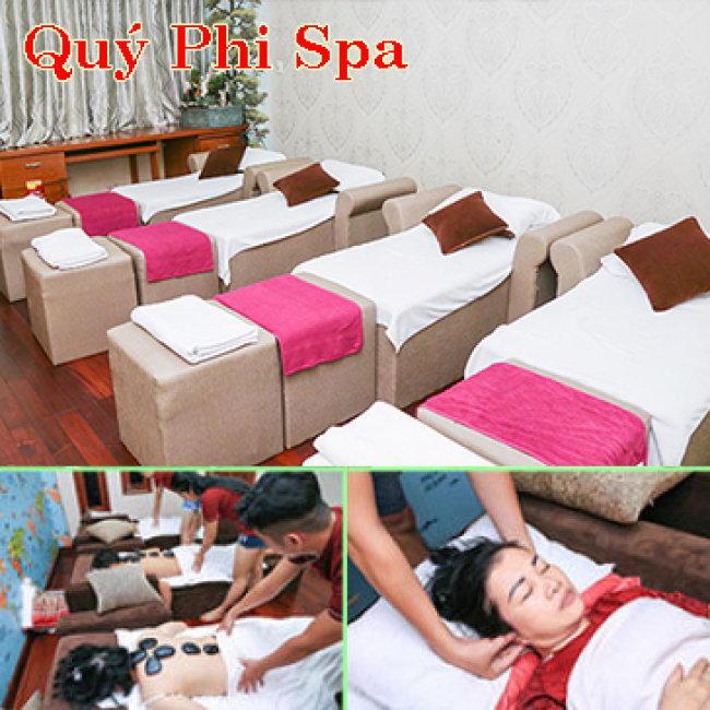 Foot Massage Chuyên Nghiệp Quý Phi Spa - Gói 75' Massage Foot + Body + Đá...