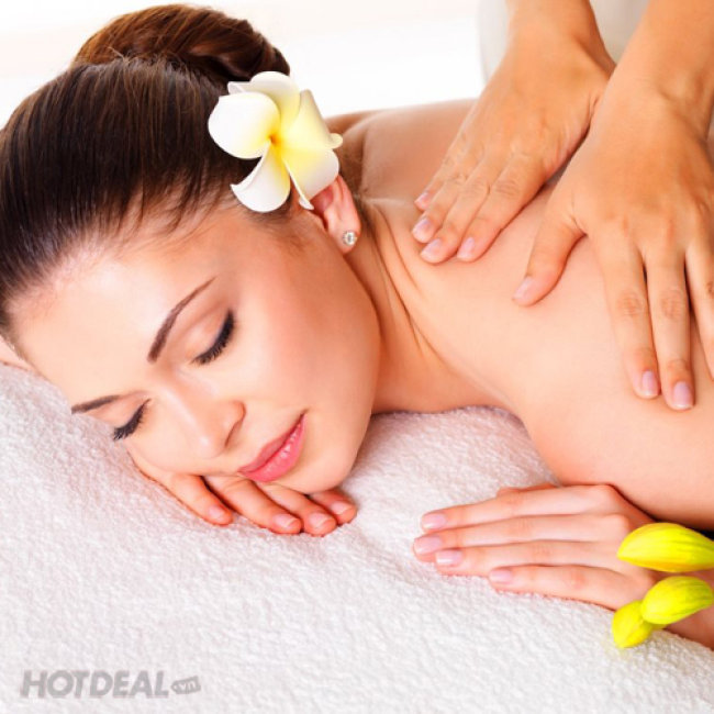 Massage Body Thư Giãn Với Dầu Dừa Và Túi Thảo Dược + Thanh Tẩy...