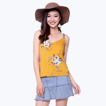 Áo 2 Dây Hoa Nhí Đính Ngọc