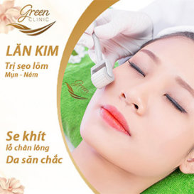Green Clinic - Lăn Kim Trẻ Hóa Da (80 Phút) – Cam Kết Hiệu Quả Rõ Sau 1 Lần Điều Trị