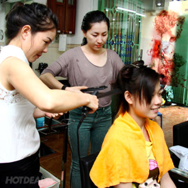 Trọn Gói Làm Tóc Cao Cấp Bằng Schwarzkopf Tại Hair Salon Quyên Angel