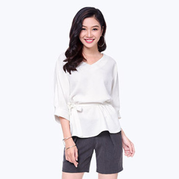 Áo Kiểu Cánh Dơi Thắt Đai Fashion