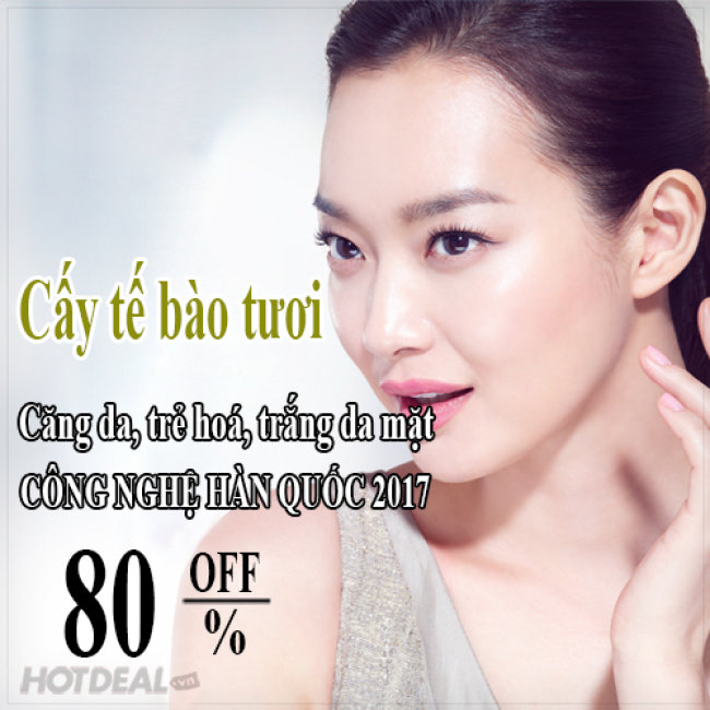 Cấy Tế Bào Tươi Nguyên Gốc Cao Cấp Cho Da Căng, Bóng, Trắng,...