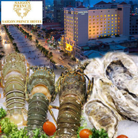 Buffet Tối Hải Sản Tôm Hùm Thứ 4 Đến Thứ 7 Tại Khách Sạn Sài Gòn Prince Hotel 4* - Phố Đi Bộ Nguyễn Huệ