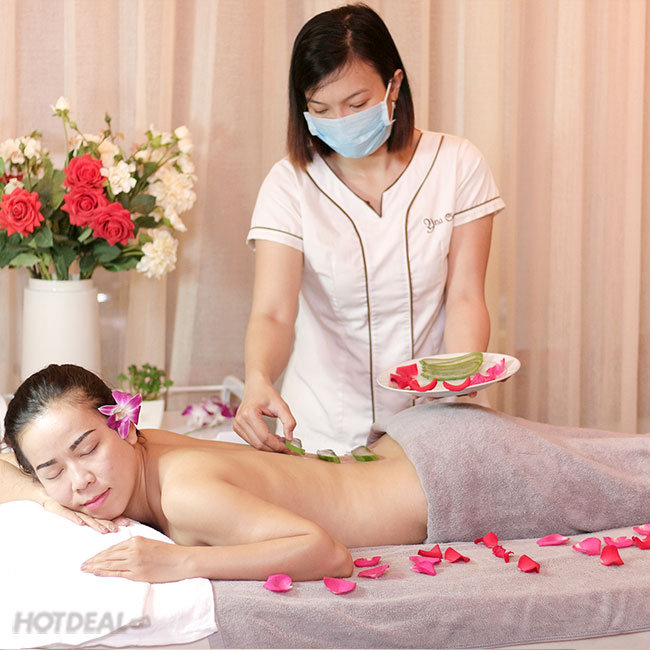 Massage Body Aroma Tinh Dầu Oải Hương/ Sả Gừng + Thanh Tẩy Cơ Thể...