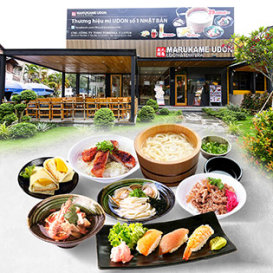 Hệ Thống Marukame Udon – Thương Hiệu Mì Udon Số 1 Thế Giới, Ưu Đãi Lớn Chỉ Có Tại Hotdeal