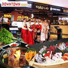 Downtown Food - Hệ Thống 7 Nhà Hàng Nổi Tiếng: King BBQ, Hotpot Story, Khao Lao, Sushi Kei... Áp Dụng Toàn Menu Không Giới Hạn Voucher