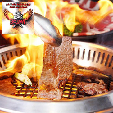 Buffet Tối Gần 70 Món Bò Mỹ Nướng, Hải Sản Và Lẩu Tại Bò Bay BBQ