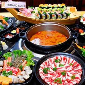 Buffet Trưa/Tối Lẩu Nhật & Sushi Không Giới Hạn - Furano Sushi