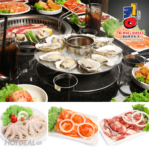 Buffet Nướng Lẩu King BBQ - Vua Nướng Hàn Quốc - Menu 329K