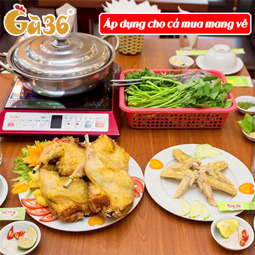 Hệ Thống Gà36 - Set Ăn 4 Suất Trọn Gói Kèm Lẩu - Sum Vầy Ngày Đông (9 Địa Điểm)