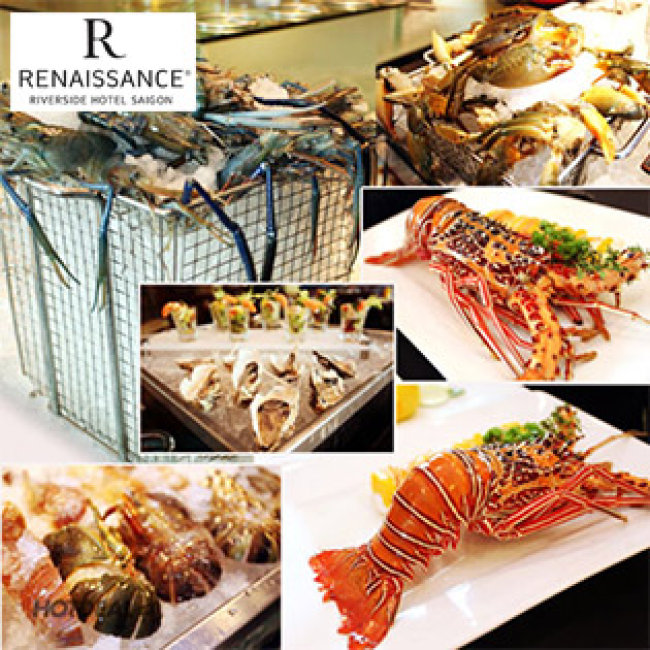 Buffet Tối Hải Sản Tôm Hùm Tại Khách Sạn 5 Sao Renaissance Riverside Sài Gòn - Bao Gồm Nước