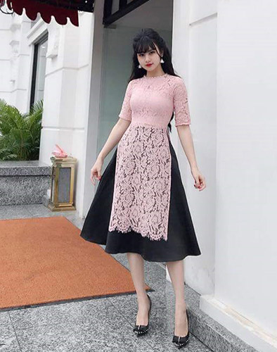 Những mẫu áo dài cách tân với chân váy xòe | Ao dai, Graduation dress,  Fashion