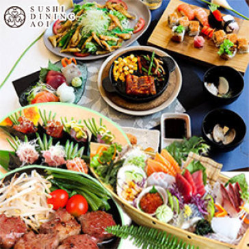 Ưu Đãi Sốc - Buffet Tối Hơn 100 Món Sushi, Sashimi, Nướng & Lẩu Tại Sushi Dining AOI