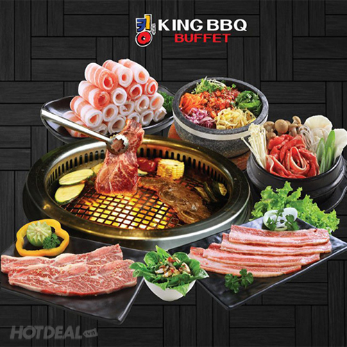 KING BBQ MENU 329K, BUFFET NƯỚNG LẨU ĐẲNG CẤP - VUA NƯỚNG HÀN QUỐC